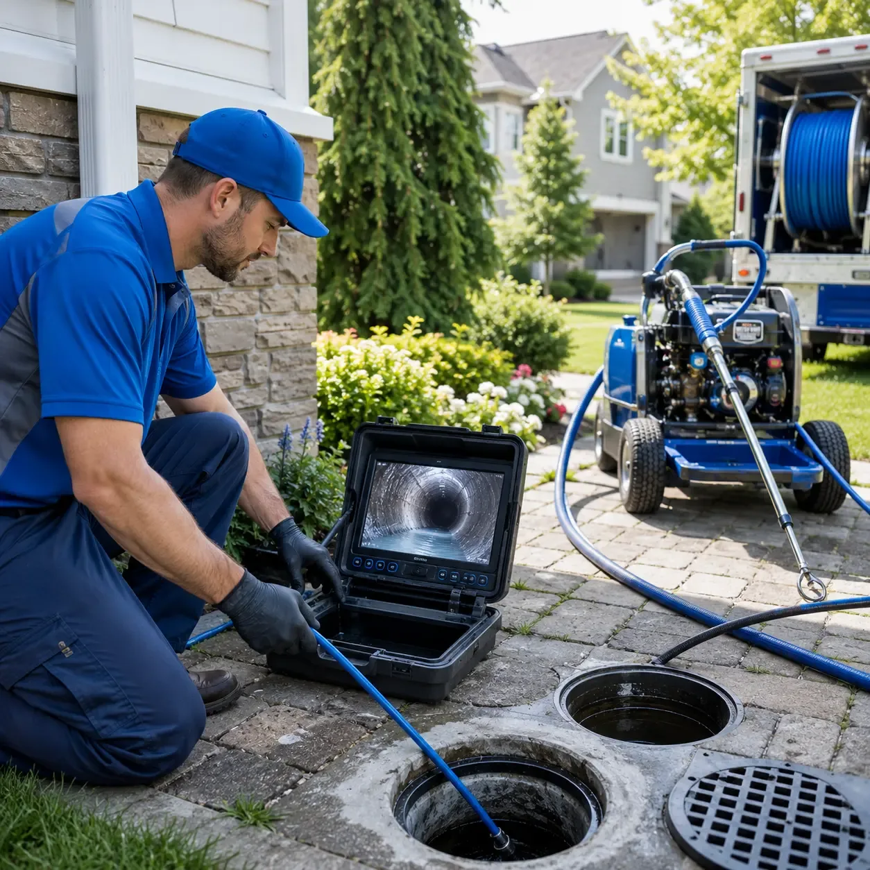 Outdoor drain cleaning professionals serving Hunter, NY